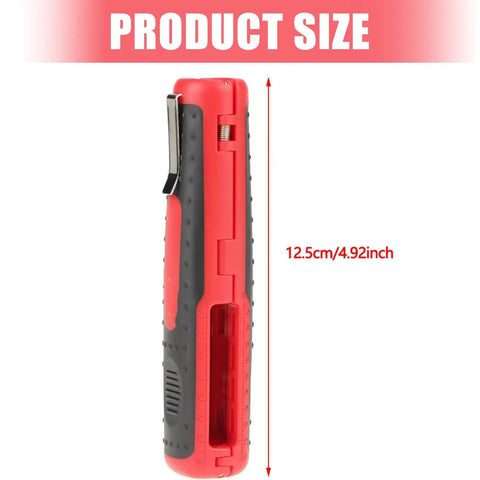 Heavy Duty Wire Strippers For Coaxial Cables And Electrical Wiring Awg 10-20 Ergonomic Handle, size 12.5cm