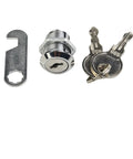 Heavy Duty Metal Mailbox Cam Lock Kit 16mm 20mm 25mm 30mm with 2 universal keys one piece pack for secure mailbox doors