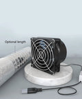 USB Adjustable Speed Solder Smoke Absorber And Fume Extractor With Pipe Duct Exhaust And Ventilation Tube Portable Soldering