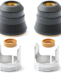 2 Pack Titanium Plasma Cutter Tip Kit Replacement for Harbor Freight 45 TI-PC45 IPT-45 56255 56811 65 Torch TI-PC65 IPT-65 58895 Pro Grade