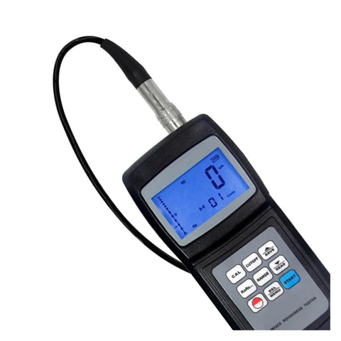 Portable Surface Roughness Meter For Metal Parts Pro Grade Roughness Tester From 0.005 To 16.00 Micrometers On The Go Finish Quality Control Tool For Precision Measurements In Any Workshop handheld digital meter with probe