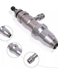 Heavy Duty Airless Paint Sprayer Pump Replacement Jet Assembly Compatible With 695PC And 795PC Machines Using Part Number 3900 And 248204 High Output Pro Setup showing detailed metallic parts.