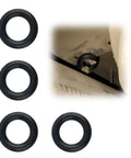 4 Pack Heavy Duty Rubber Exhaust Hangers O Rings Muffler Supports for Universal Automotive Exhaust Hanger Car Accessory