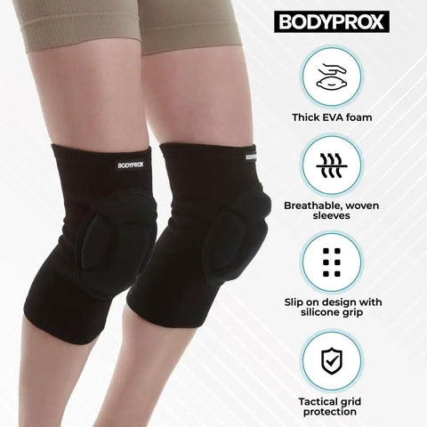 Protective Knee Pads With Thick Foam Padding For Maximum Cushioning And Collision Avoidance Knee Sleeve For All Day Comfort Unisex