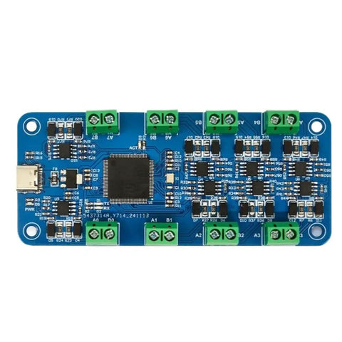 USB To Eight Port RS485 Converter Module With Eight Independent Channels For Industrial Automation Data Acquisition