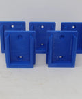 Five Pack Tool Mount Holder For 24V Tools Blue Wall Mount Organizers Durable PLA Plastic Stores One Tool Per Holder Easy To Mount In Garage Or Workshop