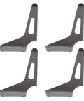 4 Pack 6 Inch Cold Rolled Steel Angled Furniture Legs For DIY Tables Sofas Cabinets And TV Stands Built Tough For No Wobble Stability