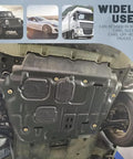 All In One 170 Piece Car U Clip And Screw Kit With 9 Sizes U Nuts And Fasteners for dash panels, shown installed on vehicle underside.