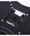 Close-up of the locking mechanism on the Universal Retractable Wall Bracket For 17 To 32 Inch Led Monitors And Televisions.