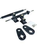 15.2 Inch Double Kingpin Trucks Kit For Electric Skateboard With Preinstalled Motor Mounts And One Stop Fittings