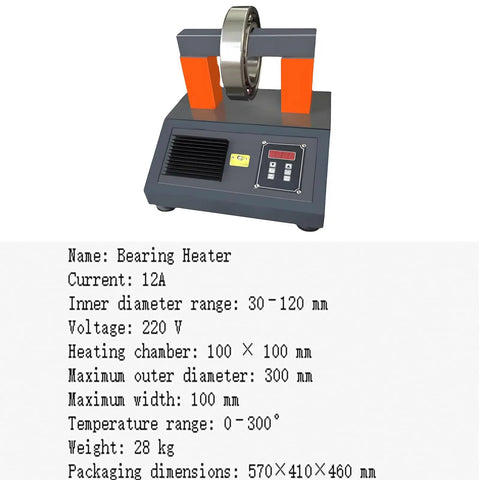 Heavy Duty Bearing Induction Heater With Smart Digital Temp Control From Zero To Three Hundred Celsius, showcasing compact design and digital controls.