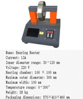 Heavy Duty Electromagnetic Induction Bearing Heater Straightforward Digital Temperature Control with roller for 30 to 120mm install.