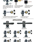 360 Degree Adjustable Laser Module Mount Holder Fits 6mm To 12.5mm Modules With Easy Tighten Screws, Taiwan Made Quality.