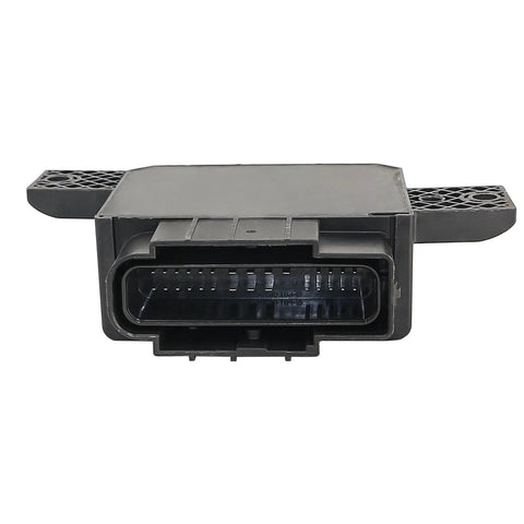 Front view of Fuel Pump Control Module For 2021-2023 Cadillac Escalade Escalade ESV Chevy Suburban Silverado 1500 Tahoe GMC Sierra 1500 Yukon XL Replaces 13544060 13554821 13537053 13544950, showing connector ports.