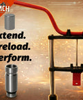 2.5 Inch Front Fork Lift Extension And Preload Upgrade Kit For Coleman BT200X CT200UEX And AXIS M200 showing components