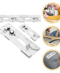 Four Piece Iron Sectional Sofa Connectors for Furniture Easy to Connect and Efficient Functionality silver sofa clips in use