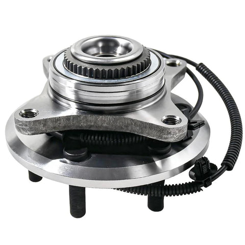 Beefed Up Front Wheel Bearing And Hub Assembly With ABS For 2015 2016 2017 Ford F150 6 Lug 4WD 4x4 Heavy Duty Low Runout