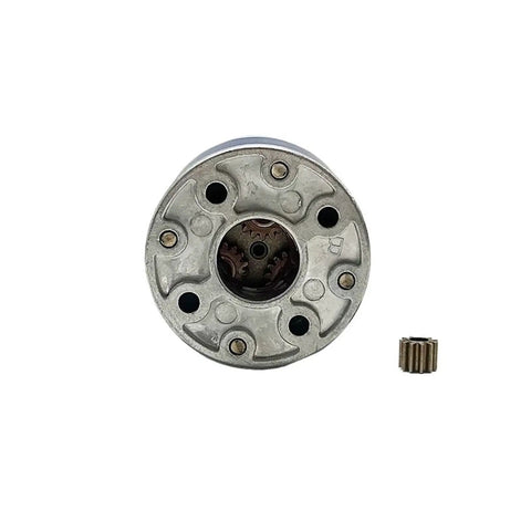 Heavy Duty 36Mm Planetary Gear Reducer For 545 550 Motors, showing front view with gear and shaft, compact design for models.