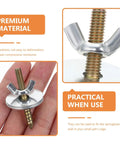 Premium Top Shelf Bird Cage Retaining Screws And Perch Hardware Kit with detailed image of a heavy-duty screw and washer.