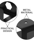 Close-up of Rock Solid Under Desk Laptop Mount with metal holder showing practical design and sturdy metal material.