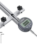 Digital Table Saw Alignment Gauge With 0.0005 Inch Resolution And Fast Response, Pro Grade Anodized Aluminum Bar visible with Allen keys