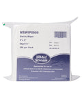 Premium Sterile Polyester And Cellulose Cleanroom Wipes 9x9 inch pack of 300 for labs and clinics with high absorbency.