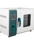 Heavy Duty 1000W 110V Industrial Drying Oven With 45 Liter 12 Gallon Chamber And Smart Digital Thermostat Control, side view.