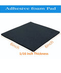 8 Pack Neoprene Foam Anti Vibration Pads With Sticky Backing Heavy Duty High Density Closed Cell Padding For Gear And Equipment Soundproofing