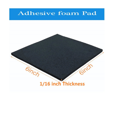 8 Pack Neoprene Foam Anti Vibration Pads With Sticky Backing Heavy Duty High Density Closed Cell Padding For Gear And Equipment Soundproofing