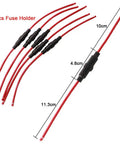 Pro Grade Car Glass Tube Fuse Kit With 150 Quick Blow Fuses 5X20mm Plus 20 Seat Fuses And 5 Inline Screw Holders in image