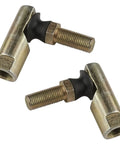 Tractor Link Ball Joints Two Pack Replacement Kit for Lawn Tractors With Right Side 7/16-20 RH Female Thread And Left Side 3/8-24 RH Male Thread Durable Heavy Duty Steering Joint Set, metal steering joints