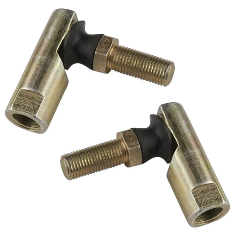 Tractor Link Ball Joints Two Pack Replacement Kit for Lawn Tractors With Right Side 7/16-20 RH Female Thread And Left Side 3/8-24 RH Male Thread Durable Heavy Duty Steering Joint Set, metal steering joints