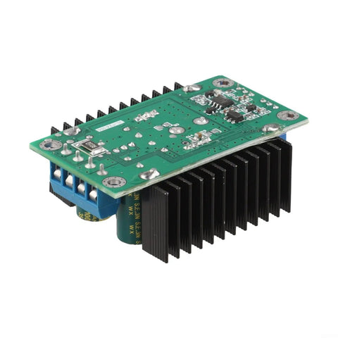 Professional Top Shelf 300 Watt Adjustable Dc Dc Buck Converter Module with heatsink, ideal for LED rigs and battery builds.