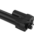 Beefy 24V Linear Actuator With 8 Inch Stroke And 450 Lbs Load, Heavy Duty Powerhouse, close-up of motor and stainless steel shaft, PAHD1
