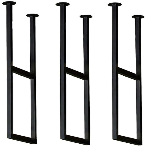 Knockout Heavy Duty Floating Shelf Brackets Built To Hang Big Loads Rust Resistant Steel Ceiling Mount Shelf Supports With All Required Screws Ace Your Kitchen Or Bar Decor Game Today Fast, black steel brackets for ceiling installation.