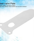 62mm Tongue Shape Steel Air Compressor Valve Plate Replacement Kit on blue background