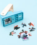 1 Inch Puzzle Hole Puncher For DIY Jigsaw Crafts Portable Cardboard Cutter Turns Photos Into Custom Puzzles with puzzle pieces