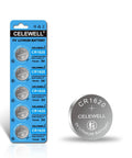 Premium CR1620 3V Lithium Coin Batteries 5 Pack delivering 70mAh in a sealed card packaging for key fob trackers and digital devices.