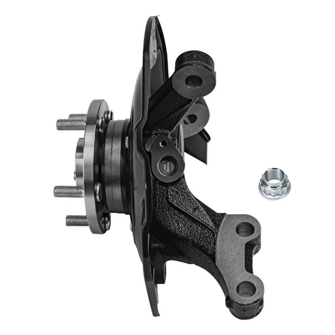 Front Right Steering Knuckle And Wheel Bearing Hub Assembly Replacement For 2004 2005 2006 2007 Toyota Highlander AWD 3.3L Gas Not For 2.4L Or Hybrid Direct Fit Durable Steel Construction For Easy Install On AWD Highlander 3.3L Gas Only No Fuss Install