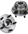 Front Or Rear Wheel Bearing Hub Assembly Set 2 Pack Fits Concorde New Yorker 300M Dodge Intrepid Eagle Vision Plymouth Prowler Left Or Right 5 Lug 3 Bolt Triangular Flange Non ABS