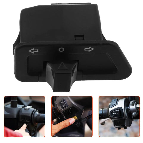Durable Motorcycle Handlebar Turn Signal Switch With Ergonomic Design and Highly Sensitive Operation for Safe Riding