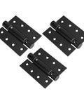Heavy Duty 4 Inch Ball Bearing Door Hinges Built To Last Tough As Nails Stainless Steel Concealed Hinges With Square Corner 304 Matte Black Finish