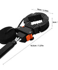 Right Angle Woodworking Clamp With Strong Clamping Power Precise Positioning Frame Holder for picture frames and artwork, dimensions shown