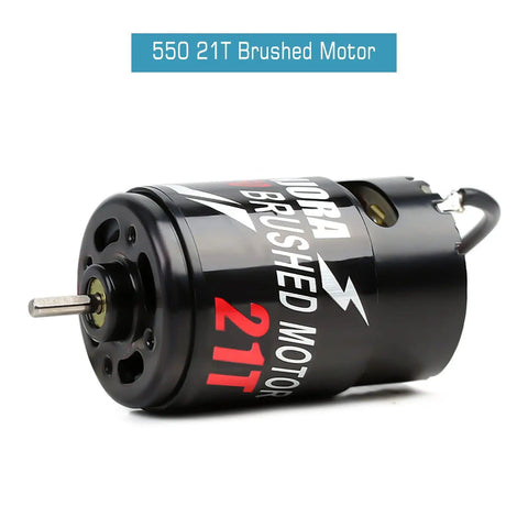 Budget Friendly Beefy Torque 21T Brushed Waterproof RC Motor for 1 10 Scale Crawlers and Boats With Longer Armature