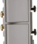 Decora Style 15 Amp Single Pole AC Combination Switch Gray 120 To 277 Volt Commercial Grade 5634GY front view