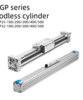 DGP series heavy duty rodless cylinder and pneumatic actuator, dual action, designed for factory assembly lines, reliable performance.