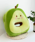 Avocado Plush Stuffed Toy Pillow For Kids And Girls Cute Napping Cushion Cozy Kawaii Throw Pillow on a table