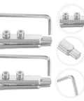 Ditch Those Stripped Bolts With This Heavy Duty Stainless Steel Valve Extractor Tool Kit Perfect For Hardcore Plumbing Repairs And Snagging Faucet Screws Like A Pro Thanks To The Ergonomic Grip That Handles Any Tough Job Around The House Effortlessly. stainless steel valve extractor kit, 2-piece