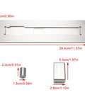 Aluminum Welding Jig Set For PM 63 Receiver Alignment Reusable Nonstick Jig shown with dimensions and individual parts.