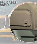 2 Pack Sun Visor Clips For Cars And Trucks, Durable ABS Visor Retainer Clips for Chevy Silverado 1500 Tahoe GMC Sierra